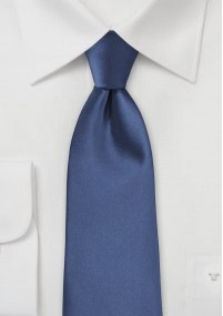 Modieuze blauwe stropdas van microfiber