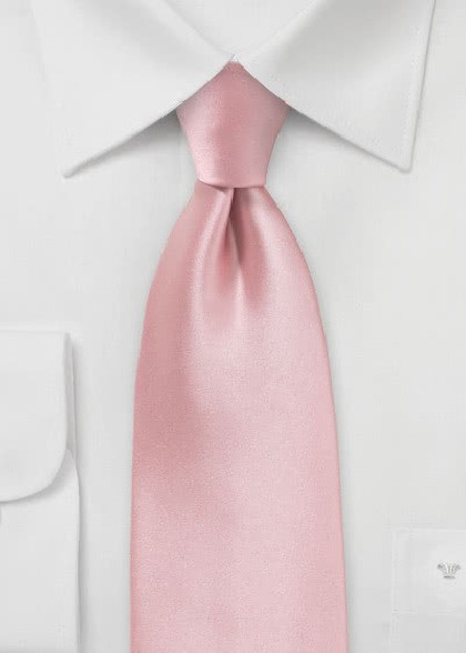 Modische Krawatte rosa Kunstfaser