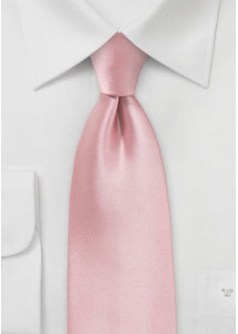 Modieuze roze stropdas microfiber