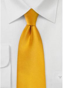 Modieuze goud-gele stropdas microfiber