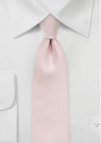 Roze heren stropdas licht gespikkeld
