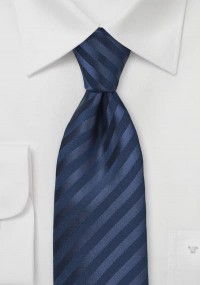 Gestreepte toon op toon stropdas kleur...