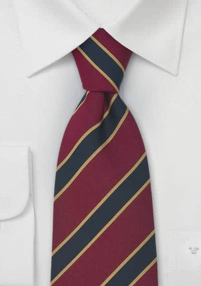 Krawatte "Dragoon Guards" blau gelb rot Krawatte "Dragoon Guards" blau gelb rot