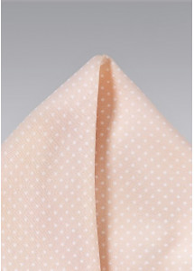 Pochet microfiber roze gespikkeld