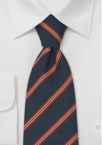 Klassisch britische Krawatte in blau rot...