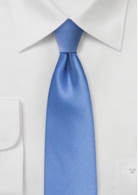 Smalle effen koningsblauwe stropdas