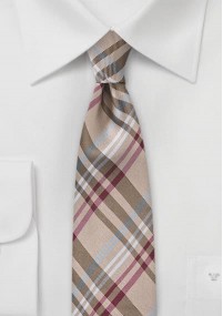 Modieuze smalle stropdas met unieke...