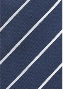 Krawatte navy Streifen