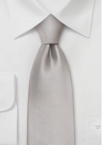 Feestelijke XXL-stropdas zilver