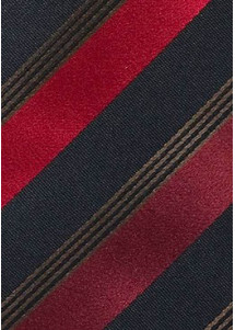 Stylische XXL-Krawatte schwarz rot