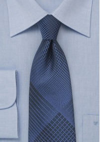 Business-stropdas marineblauw diagonaal...