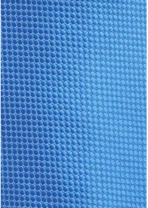 Krawatte einfarbig blau strukturiert
