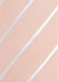 Krawatte Business-Linien lachsfarben
