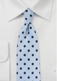 Zakelijke stropdas met grof stippenmotief...