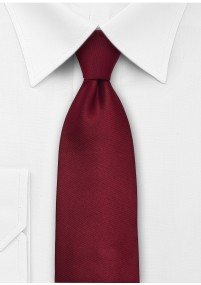 stropdas unikleurig donker rood