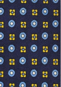 Krawatte Embleme navy
