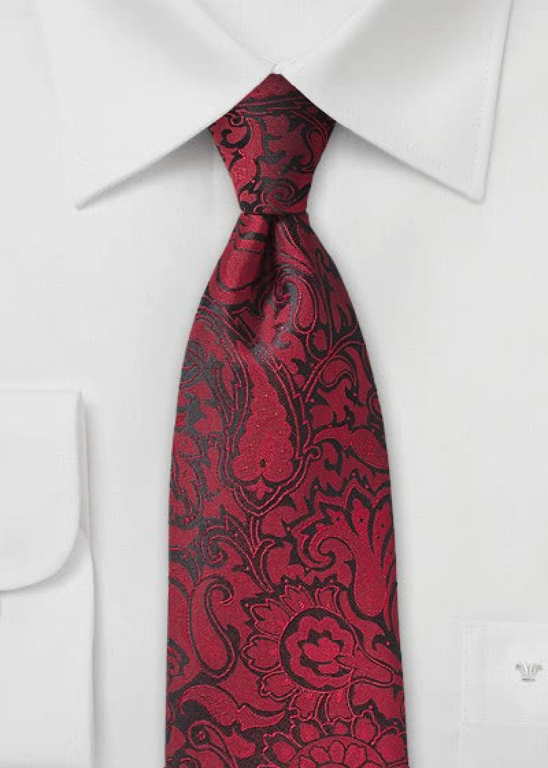 Opvallende herenstropdas in Paisley-design