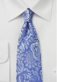 Markante Krawatte im Paisley-Look blau