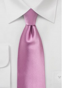 Heren stropdas effen mat roze