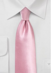 Effen roze stropdas