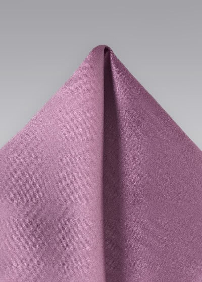 Heren Zakdoek Plain Old Rose