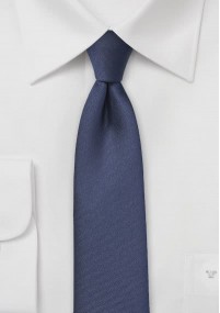 Zakelijke stropdas effen nachtblauw