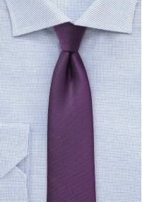 Zakelijke stropdas effen in paars
