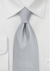 Zakelijke stropdas gestructureerd zilver