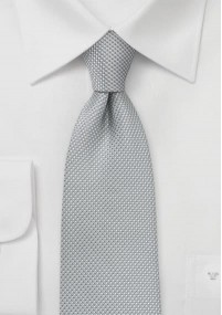 XXL-Zakelijke stropdas lichgrijs...
