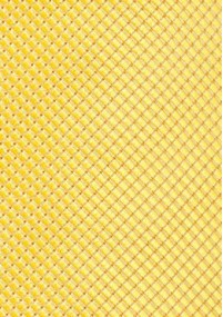 Kravatte  schmal Gitter-Oberfläche gelb