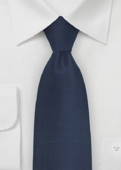 Kravatte Struktur navyblau