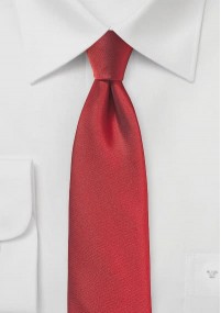 Rode stropdas met structuur