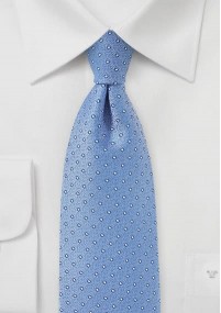 Zakelijke stropdas polka dots lichtblauw