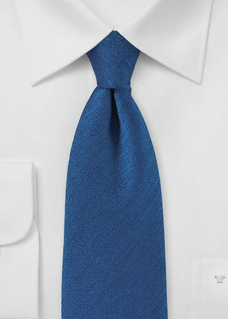Stropdas gespikkeld ultramarijn blauw