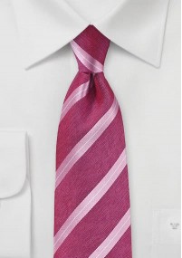 Zakelijke stropdas strependesign rose...