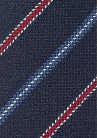 Krawatte streifengemustert marineblau