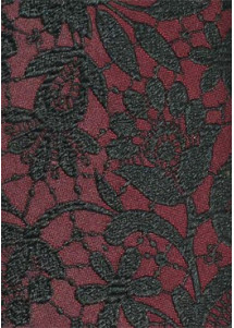 Krawatte Mosaik-Design weinrot