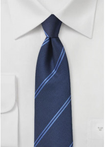 Herenstropdas strependesign navyblauw...