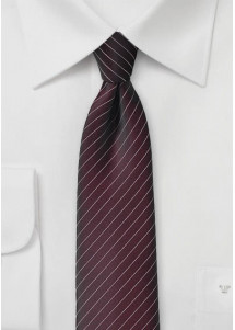 Stropdas rood-bruin