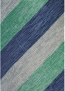 Businesskrawatte Linien  dunkelblau dunkelgrün hellgrau