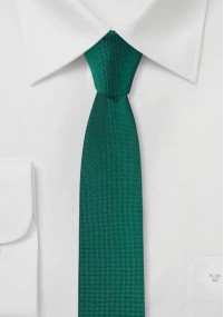 Krawatte extra schmal blaugrün