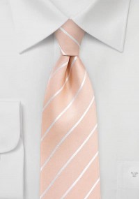 XXL-Zakelijke stropdas zalmkleuren...