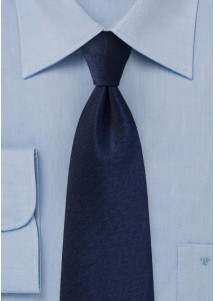 Kravatte visgraat visgraat donkerblauw