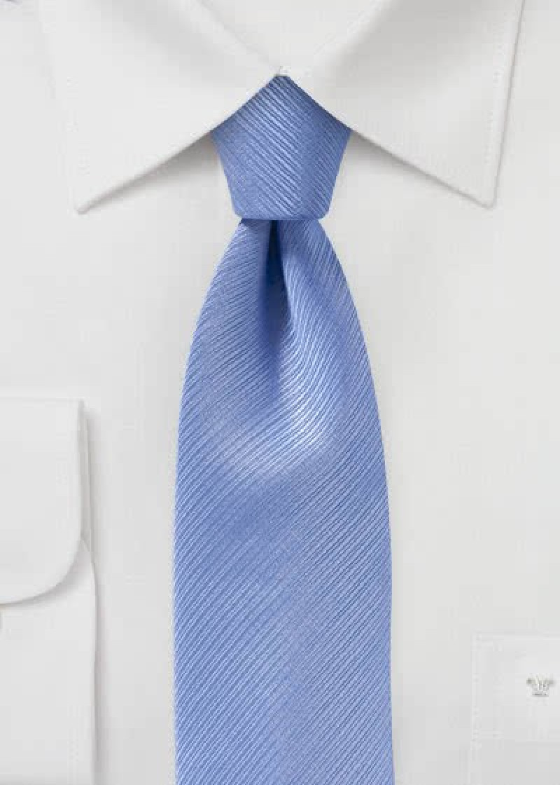 Kravatte streepstructuur duif blauw