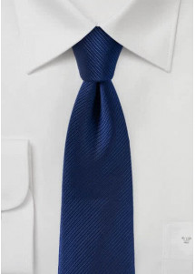 Kravatte streepjesstructuur marineblauw