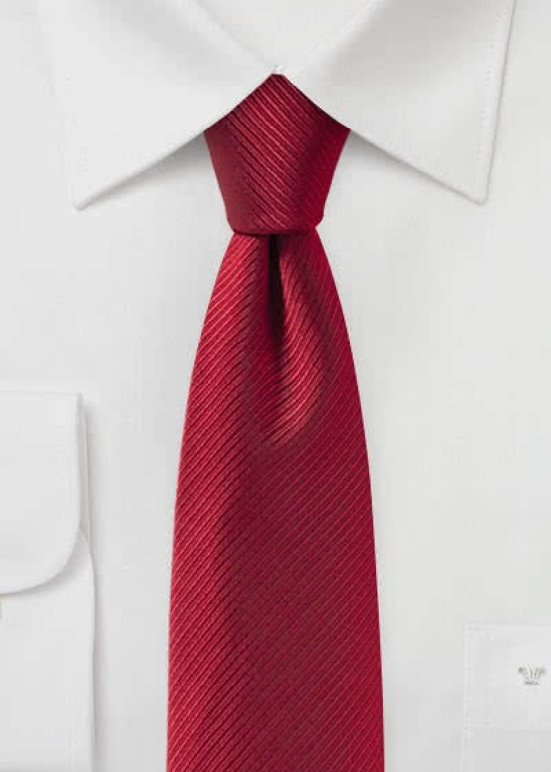 Kravatte streepjesstructuur rood
