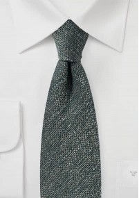 Krawatte Wolle oliv