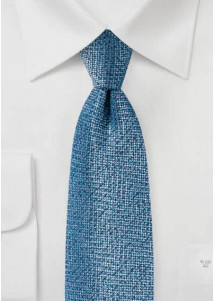 Stropdas gestructureerd blauw