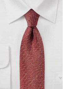 Krawatte strukturiert rot