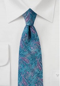 Zakelijke stropdas gemarmerd paisley...